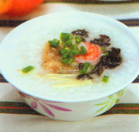 蛤蜊虾仁粥