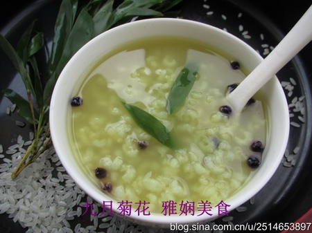 清香祛火竹叶粥