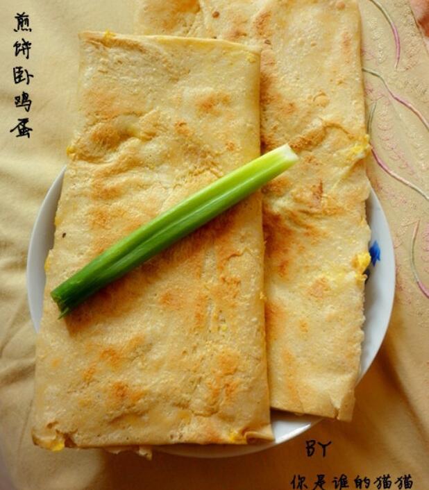 山东煎饼卧鸡蛋做法