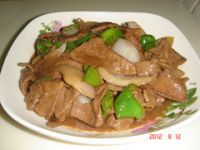 炒肝尖的做法