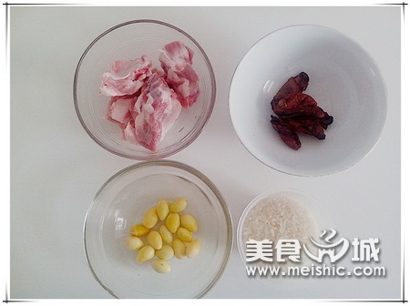 白果蚝豉粥步骤1