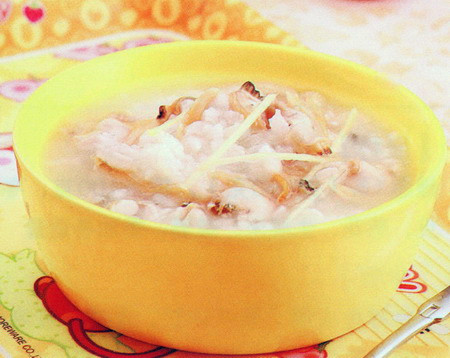 河蚬肉粥