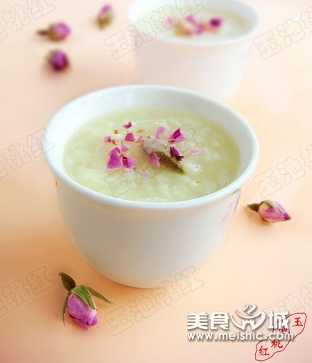 怎么制作玫瑰粥