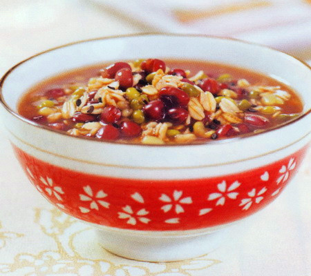 芝麻双豆粥