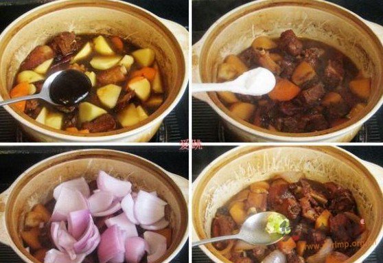 杂蔬腊肉排骨煲
