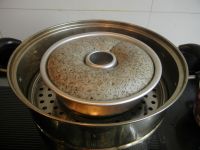 奶香黑芝麻发糕的制作教程