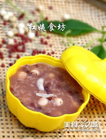 莲子百合红豆粥
