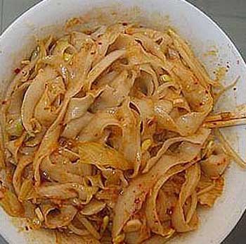 刀削油泼面做法