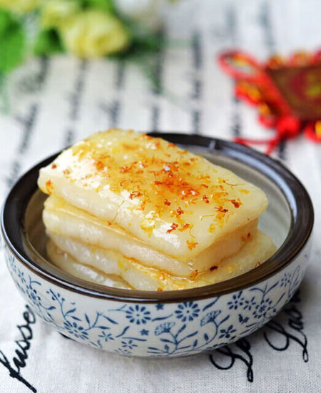 桂花糖糍粑怎么做