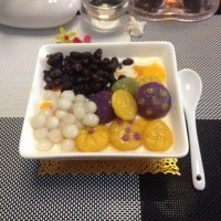 夏日午后甜品：芋圆芒果撞酸奶的做法