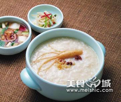 自制人参粥