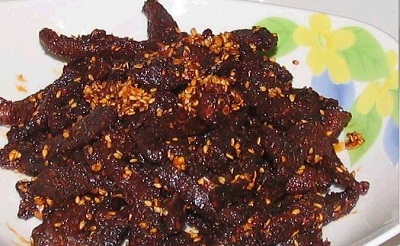 灯影牛肉干怎么做