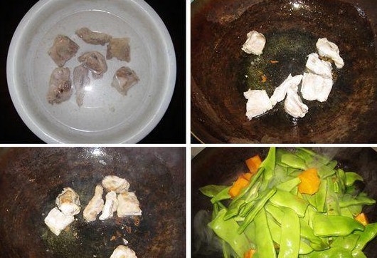南瓜豆角炖排骨