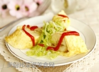 制作香蕉鸡蛋卷