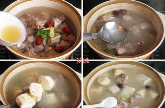 山药红枣煲排骨