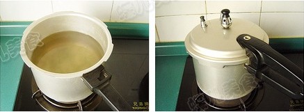 糙米绿豆粥步骤5-6