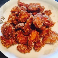 面包糠版盐酥鸡的图解做法