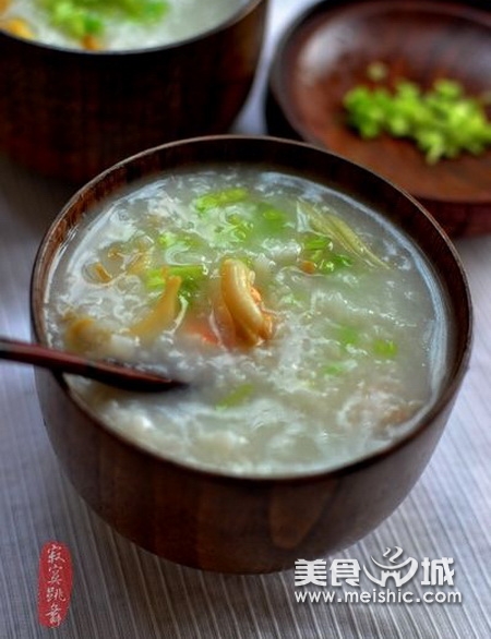 鲍鱼鲜虾粥