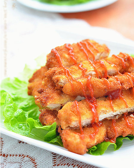 香酥鸡排的做法图解