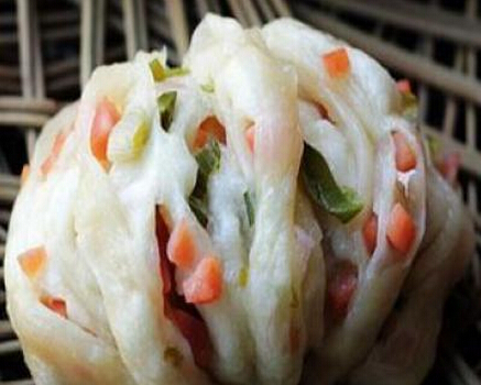 笑口香葱火腿卷怎么做好吃