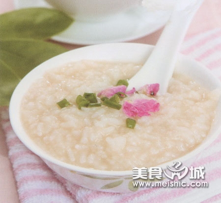 玫瑰花鸡粥