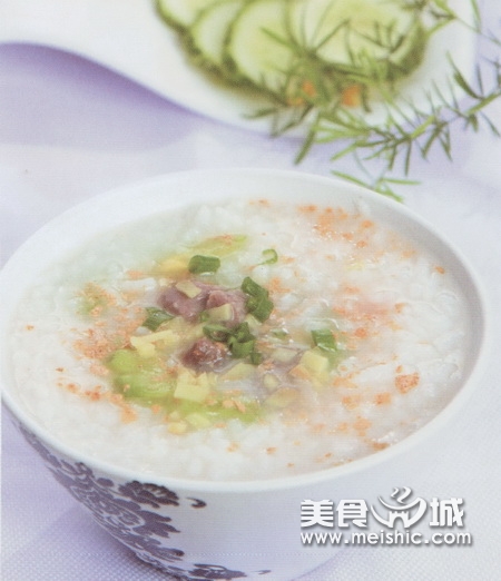 牛腩苦瓜燕麦粥