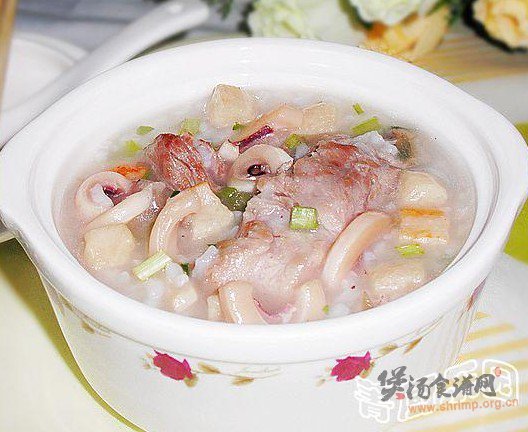 鱿鱼排骨粥
