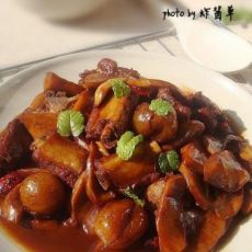 杏鲍菇红烧排骨的做法 杏鲍菇红烧排骨的做法