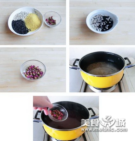怎么制作玫瑰薏米粥