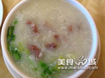 山药牛肉粥