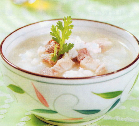 羊肉香菜粥