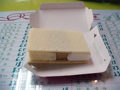 十二道锋味美食之雪糕三明治的做法
