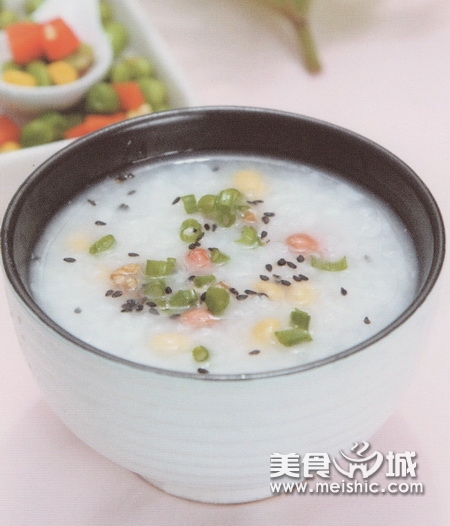 花生核桃芝麻粥