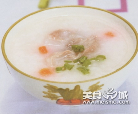 羊肉双色萝卜粥