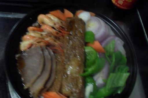 排骨塔吉锅煲仔饭