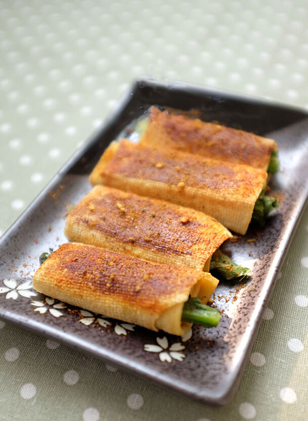 豆皮蔬菜卷的美味做法