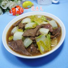 娃娃菜炒猪肝的做法 娃娃菜炒猪肝的做法