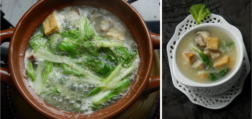 豆干香菇粥