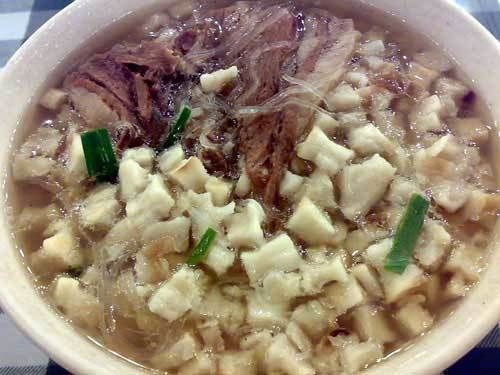 西安特色小吃牛羊肉泡馍的做法