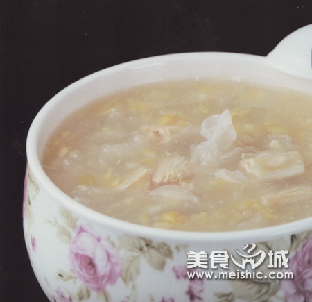 腐竹板栗玉米粥