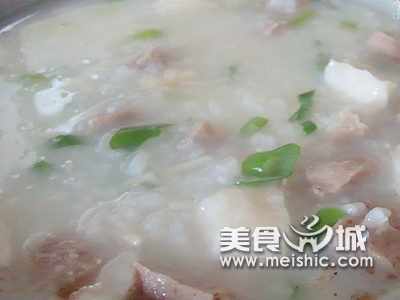 麦片牛肉丸粥