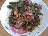 青椒炒猪肝肉片的做法