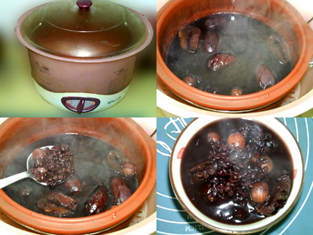 薏仁莲子枣米粥做法步骤3