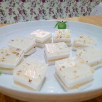 如何制作椰汁桂花糕