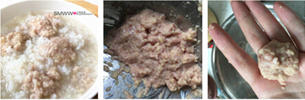 土豆泥肉圆粥做法步骤2