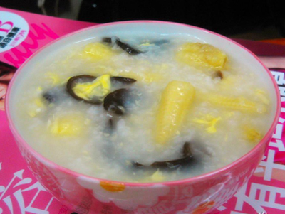 玉米木耳粥