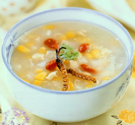 虫草玉米冬瓜粥