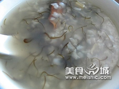 发菜蚝豉粥
