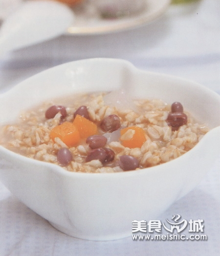 (1)红豆燕麦牛奶粥
