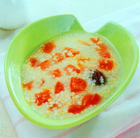 番茄小米粥